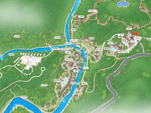 雁峰结合景区手绘地图智慧导览和720全景技术，可以让景区更加“动”起来，为游客提供更加身临其境的导览体验。